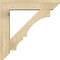 Ekena Millwork Balboa Slat Rough Sawn Bracket w/ Offset Brace, Douglas Fir, 8"W x 38"D x 38"H BKT0806X38X38BOA06RDF - alternate 2